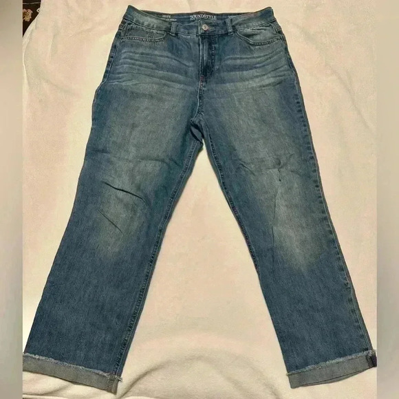 Sound/Style Hope Straight Leg Ankle Jeans. Size 10 - Picture 2 of 14
